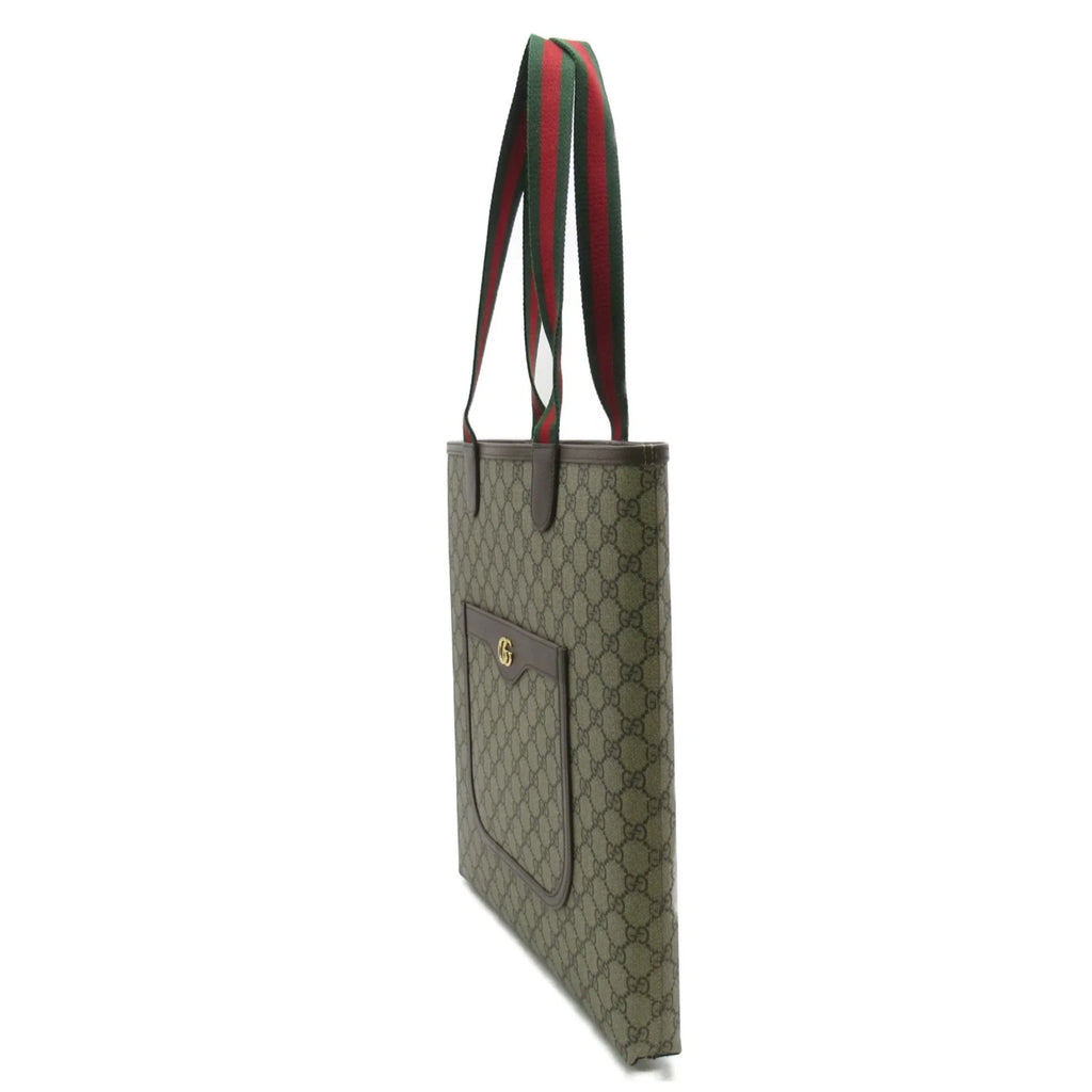 Pre-Owned GUCCI Tote Bag Beige  GG Supreme Canvas 7445449AACV8745 (New)