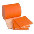 MERV 8 Tackified Polyester Filter Media Orange/White - 24 Foot Roll by 25 inch Wide