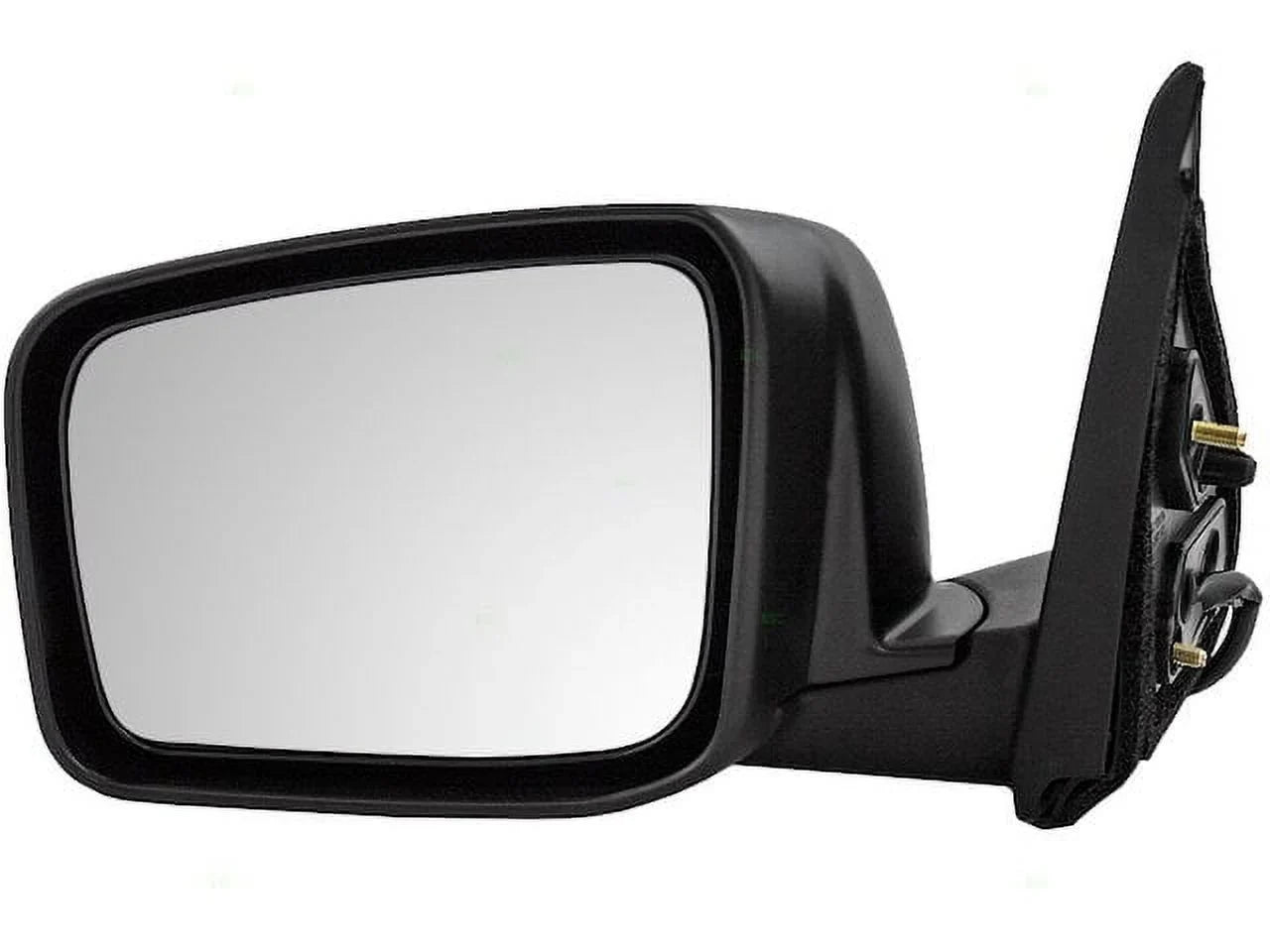 Left Driver Side Power Mirror - Black - Heated - Paint To Match - without Side View Camera - Compatible with 2008 - 2013 Nissan Rogue 2009 2010 2011 2012