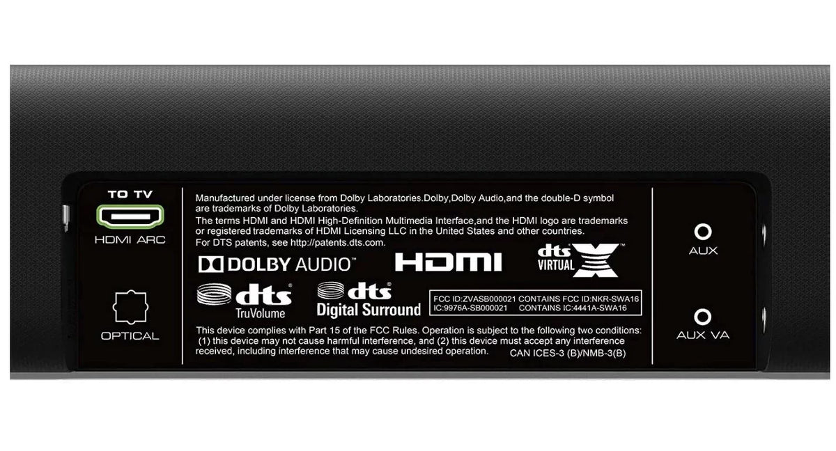 Restored VIZIO - V-Series 2.1 Channel Sound Bar System with Wireless Subwoofer - Black V21-H8R (Refurbished)