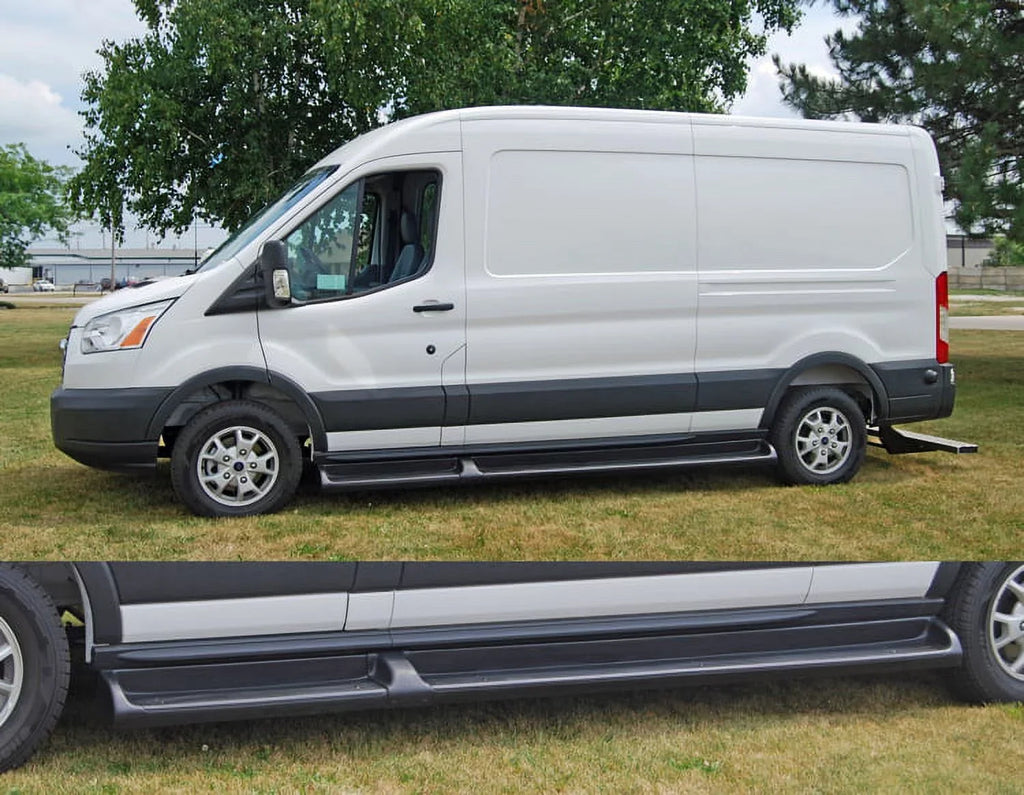 Owens Products 6834114-01 OWE6834114-01 15-17 TRANSIT 114.5IN TPO PLASTIC - SHORT DRIVER/LONG PASSENGER (MUST ORDER BRACKETS SEPARATELY) Fits select: 2015-2019 FORD TRANSIT