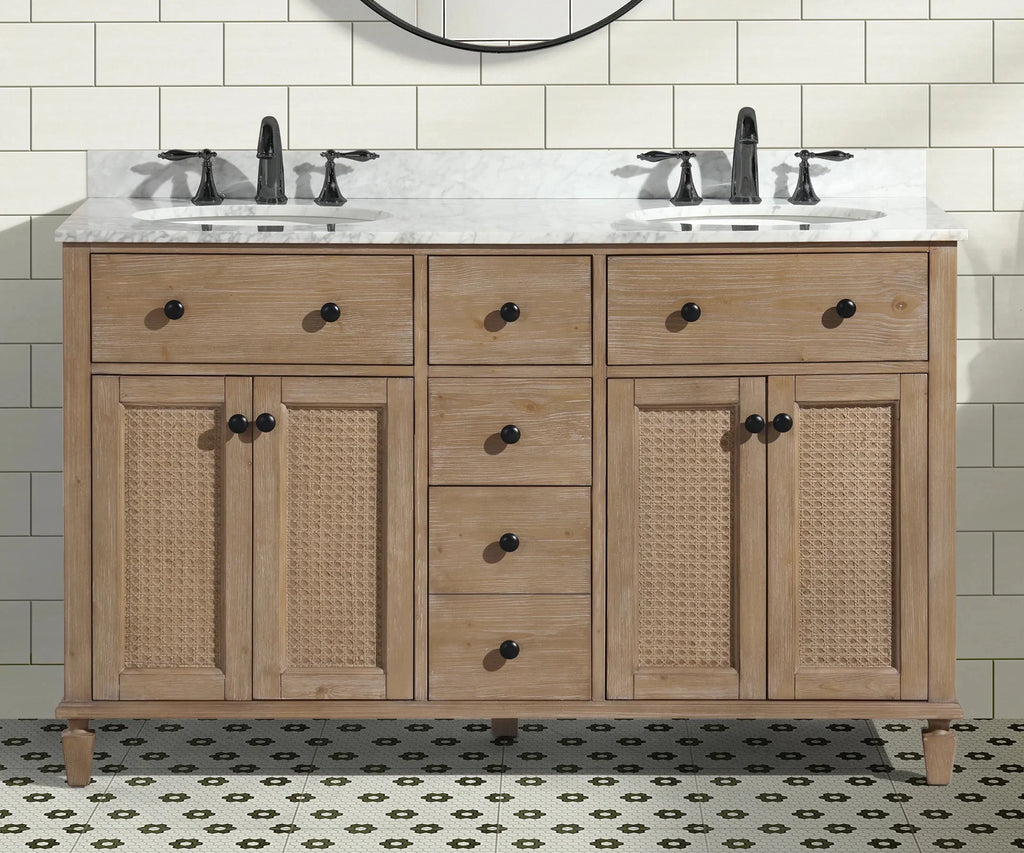 Annie 55 Bathroom Vanity Weathered Fir