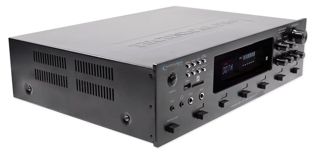 Technical Pro 6000w 6) Zone, Home Theater Bluetooth Receiver+12) 8" Speakers+EQ