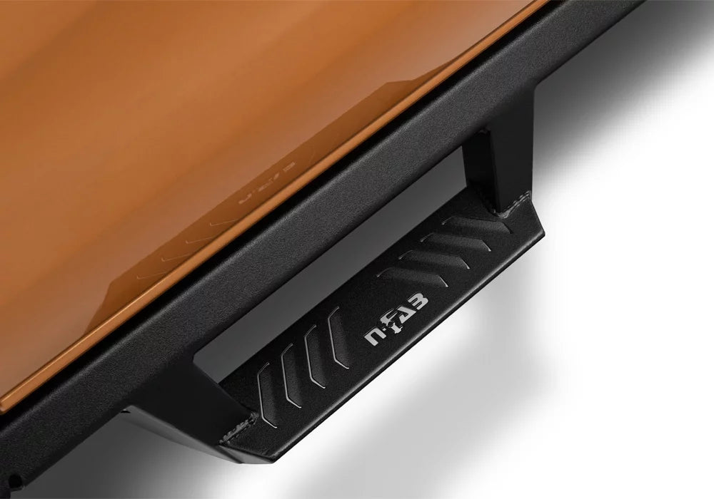 N-Fab by RealTruck Epyx Steps | Textured Black, Cab Length | Exf19Cc-Tx | Compatible with 2019-2020 Ford Ranger Crew Cab All Beds, SRW Gas