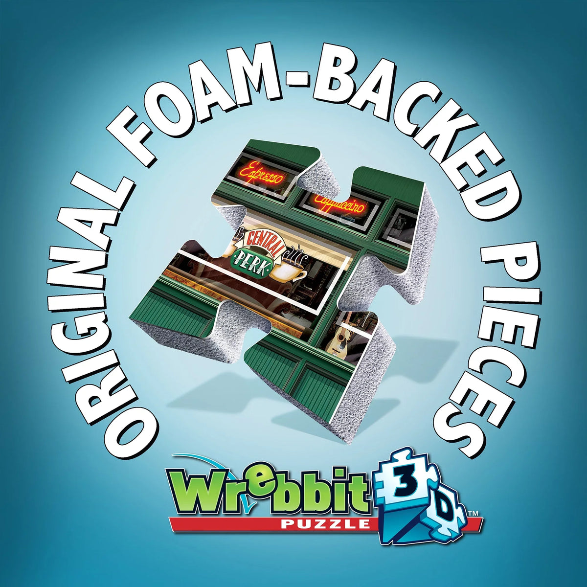 Wrebbit 3D - Friends TV Series Central Perk Coffee Shop 440-Piece 3D Jigsaw Puzzle