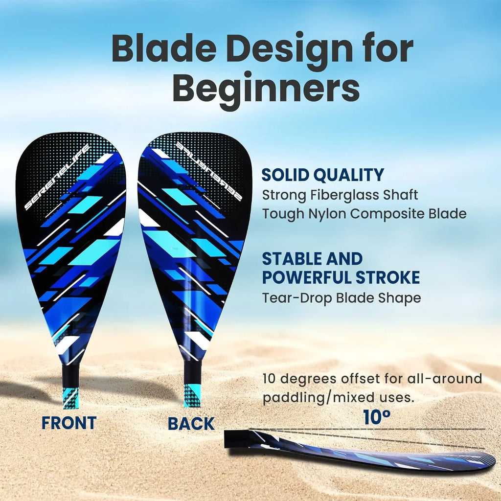 Stand Up Paddle-Board Adjustable Paddle - Adjustable Water Paddle Oar For SLB105 -Flow Inflatable Stand Up Water Paddle-Board -