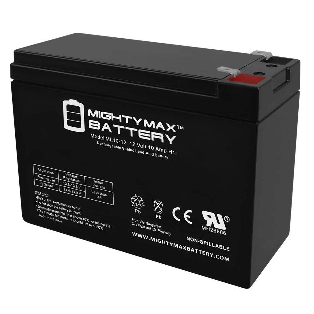 12V 10AH Replaces Tusa SAV-7 Underwater Scooter + 12V 1Amp Charger