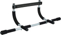Delaman Iron Gym Pull Up Bars - Total Upper Body Workout Bar for Doorway, Adjustable Width Locking, No Screws Portable Door Frame Horizontal Chin-up Bar, Fitness Exercise & Training Equipment for Home