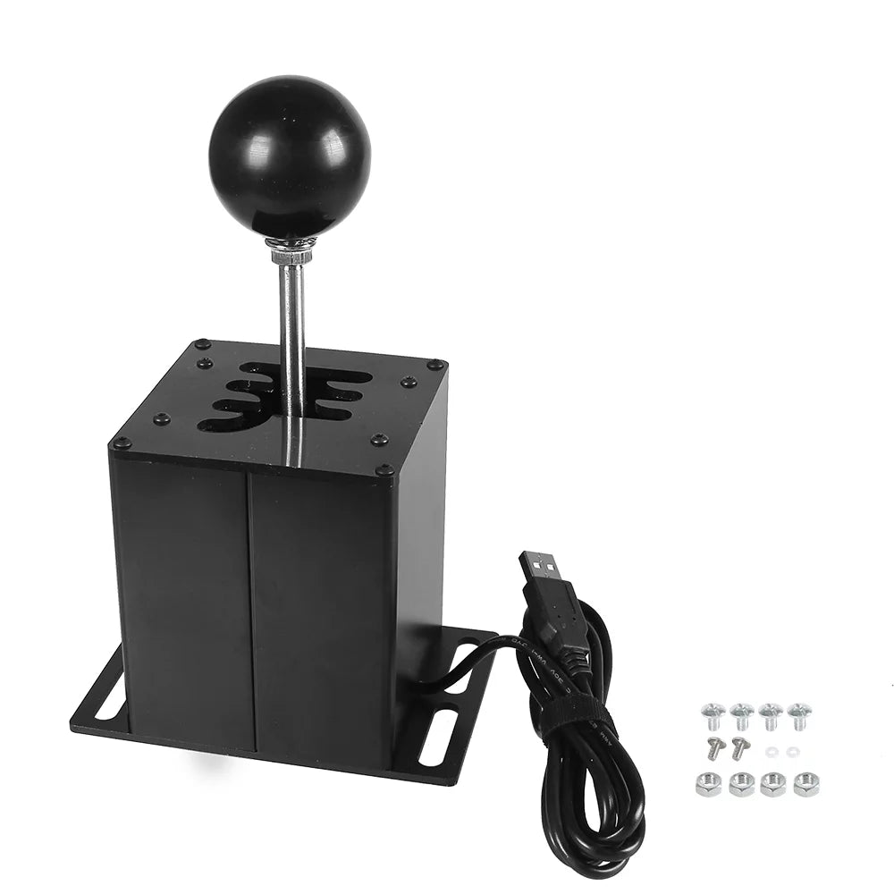 Tomshoo USB H Gear Shifter PC Sequential Gears Shifting Device Computers Racing Games Accessory