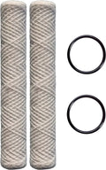 CFS 20" x 2.5" String Wound Sediment Water Filter | Universal Replacement for Any 20 inch RO Unit | Compatible with HDX SWC-25-2010, Watts SF10-20 101-230, PD-5-20, AP110-2C, P5-20, CFS124-C20 (6)