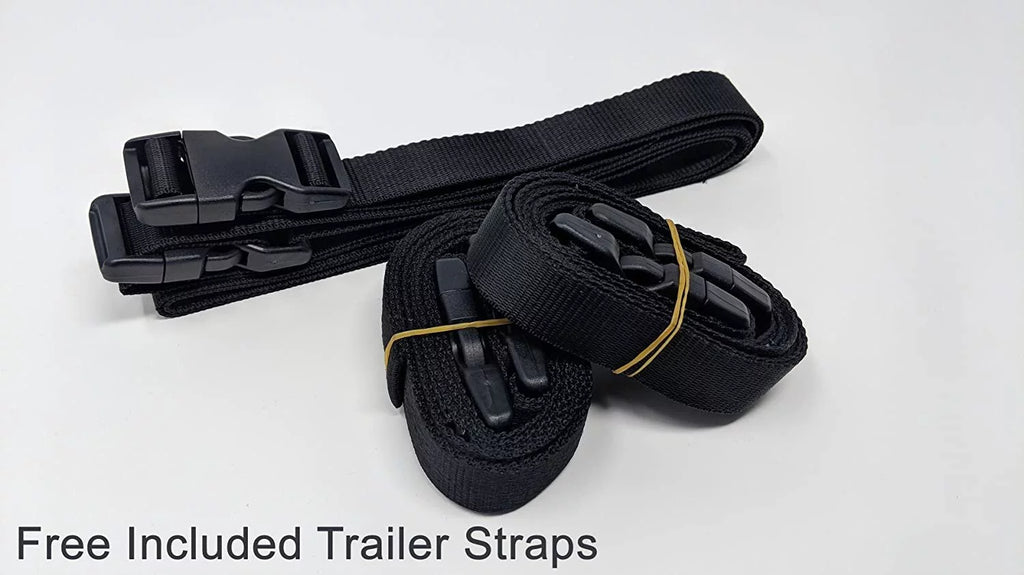 Weatherproof Jet Ski Covers for Yamaha EXR 2020 - Yellow/Black Color - All Weather - Trailerable - Protects from Rain, Sun, UV Rays, and More! Includes Trailer Straps and Storage Bag