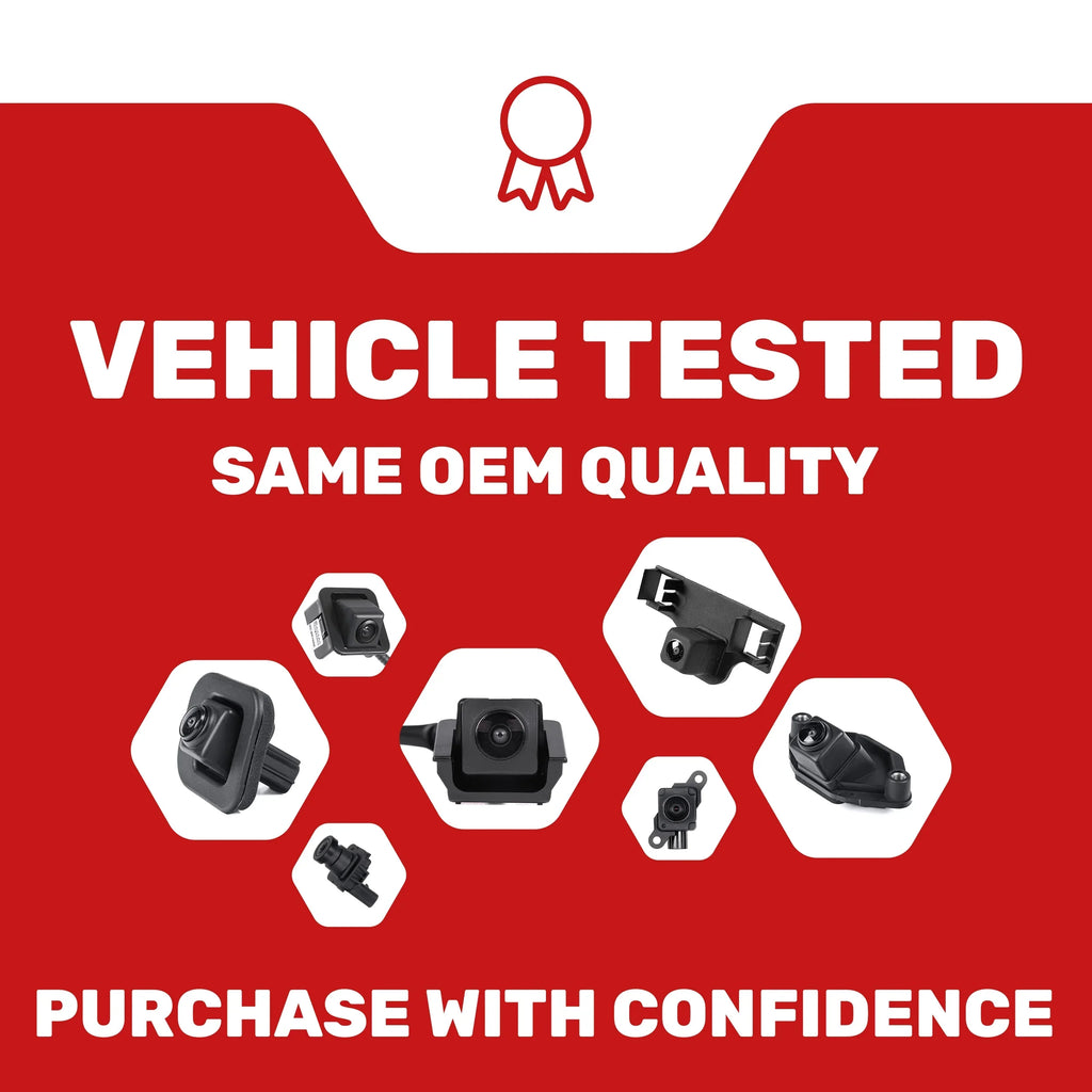Master Tailgaters Replacement for Cadillac Escalade/Escalade ESV w/Surround View (15), Escalade/ESV w/AVM (16) / GMC Yukon/XL/Denali w/Surround (15-16) Backup Camera OE # 23405751, 23135152, 23324497