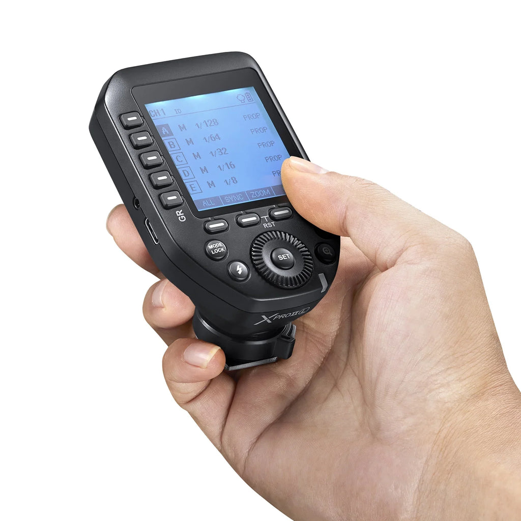 Godox XPROII-L 2.4G Wireless Flash Trigger TTL Autoflash 18000s HSS Large LCD Screen 32 Channels 16 Groups Replacement for Leica Cameras