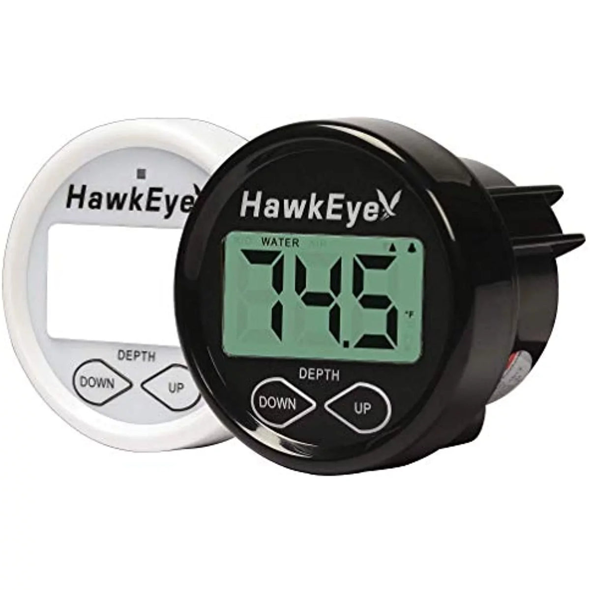 Hawkeye In-Dash Depth Sounder with Air and Water Temperature with Transducer