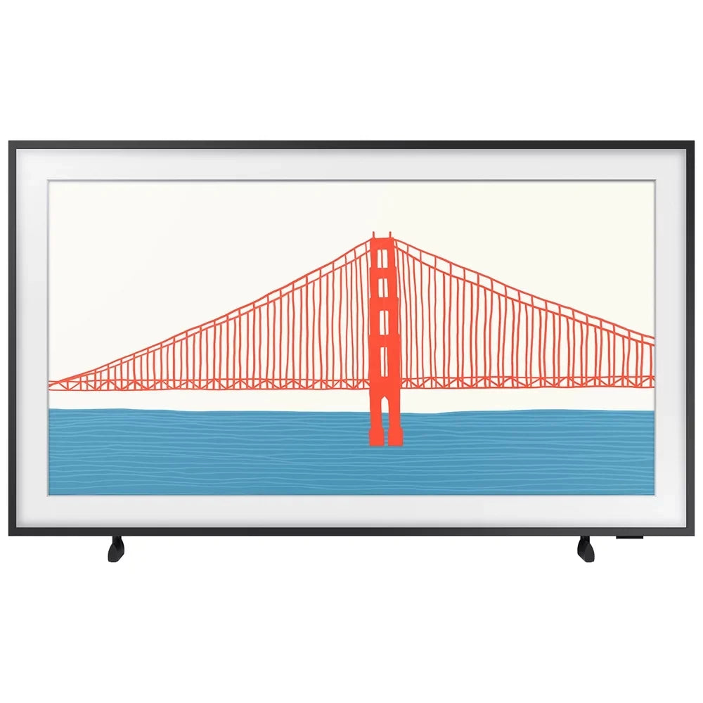 Samsung QN65LS03AA 65 inch The Frame QLED 4K Smart TV 2021 Bundle with Premiere Movies Streaming 2020 + 37-100 inch TV Wall Mount + 6-Outlet Surge Adapter + 2x 6FT 4K HDMI 2.0 Cable
