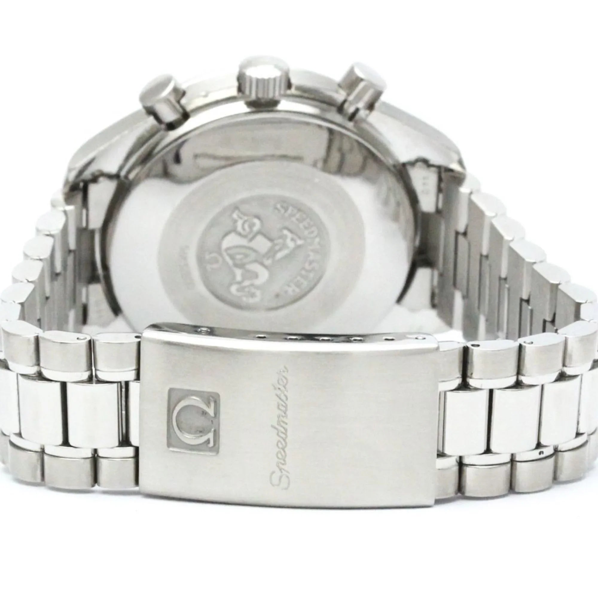 Pre-Owned Polished OMEGA Speedmaster Automatic Steel Mens Watch 3510.50 BF565452 (Good)