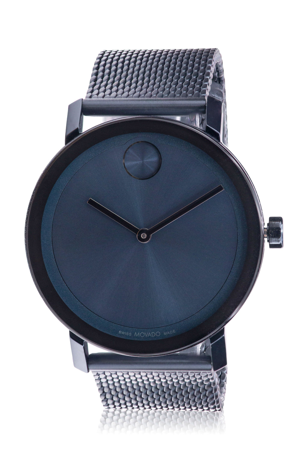 Movado Bold Evolution Blue Ion Mesh Mens Watch 3600793