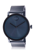 Movado Bold Evolution Blue Ion Mesh Mens Watch 3600793
