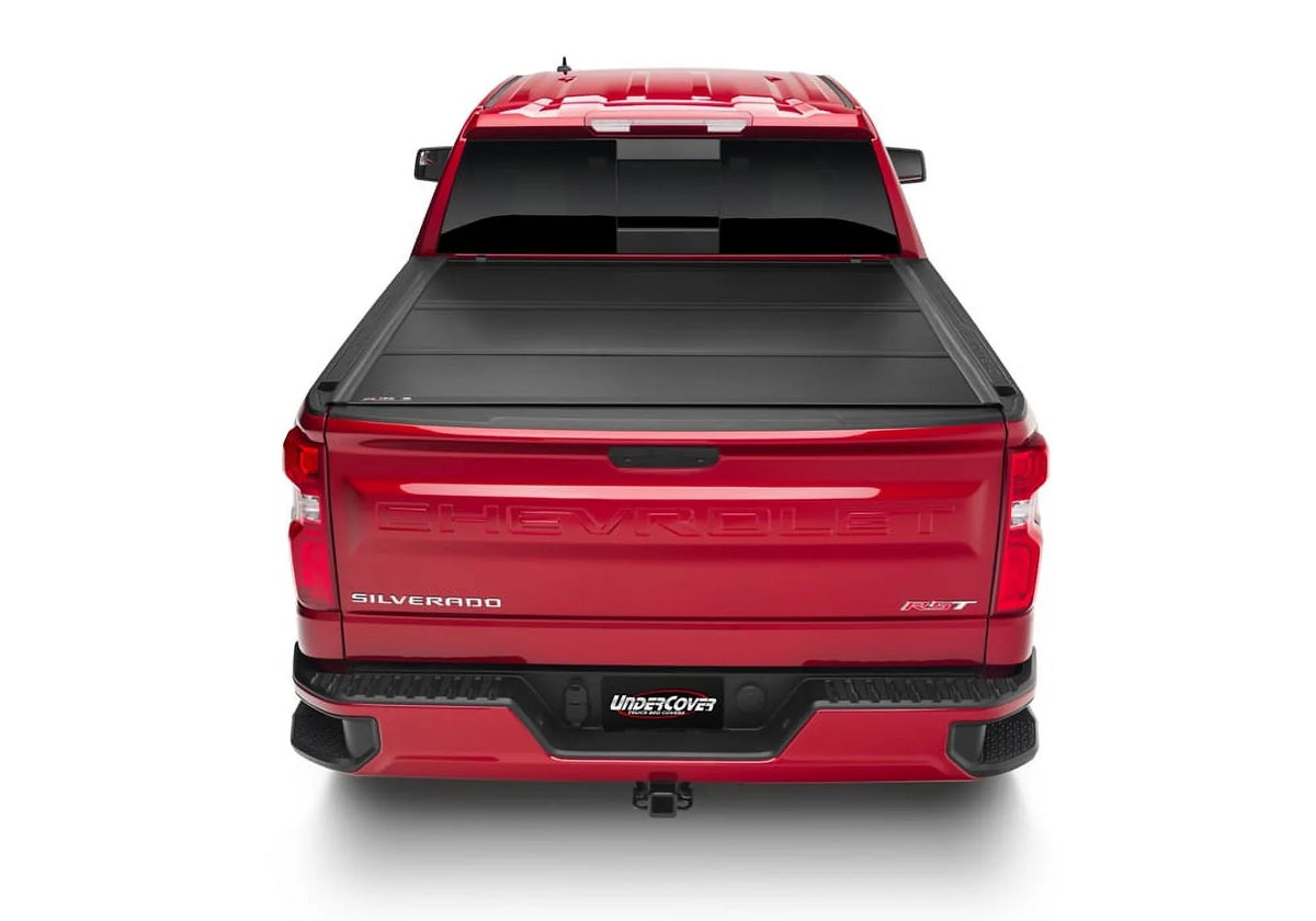 UnderCover Ultra Flex Hard Folding Truck Bed Tonneau Cover | UX42014 | Fits 2016 - 2023 Toyota Tacoma (fits w/ or w/o bedside storage boxes) 5' 1" Bed (60.5")