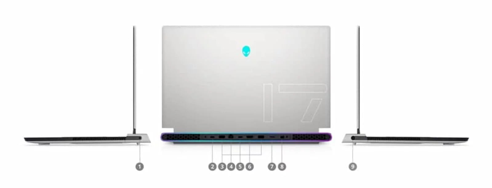 Restored Dell Alienware X17 R1 Gaming Laptop (2021) 17.3" FHD Core i7 - 1TB SSD - 64GB RAM - RTX 3080 8 Cores @ 4.6 GHz - 11th Gen CPU - 10GB GDDR6X (Refurbished)