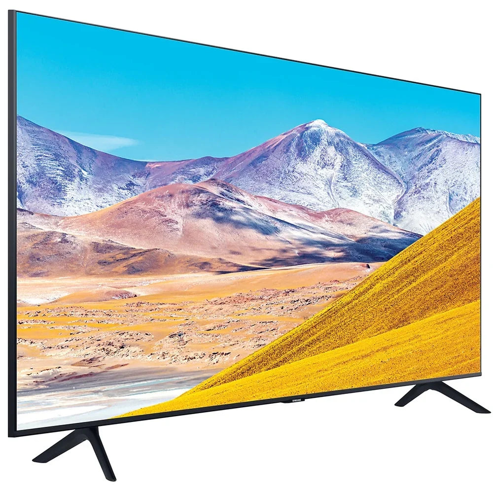 Samsung UN65TU8000 65-inch 4K UHD Smart LED TV (2020) Bundle with Deco Gear 60W Soundbar & Subwoofer, Wall Mount, Surge Adapter, Screen Cleaner and TV Digital Essentials (65TU8000 65 Inch TV 65" TV)