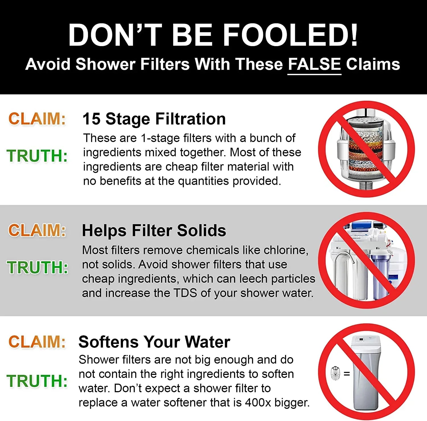 Aqua Elegante Replacement Cartridge For High Output Shower Filter - Home Showerhead Filters To Remove Chlorine + Hard Minerals - Bath Purifier And Filtered Softener System - Replacement Cartridge