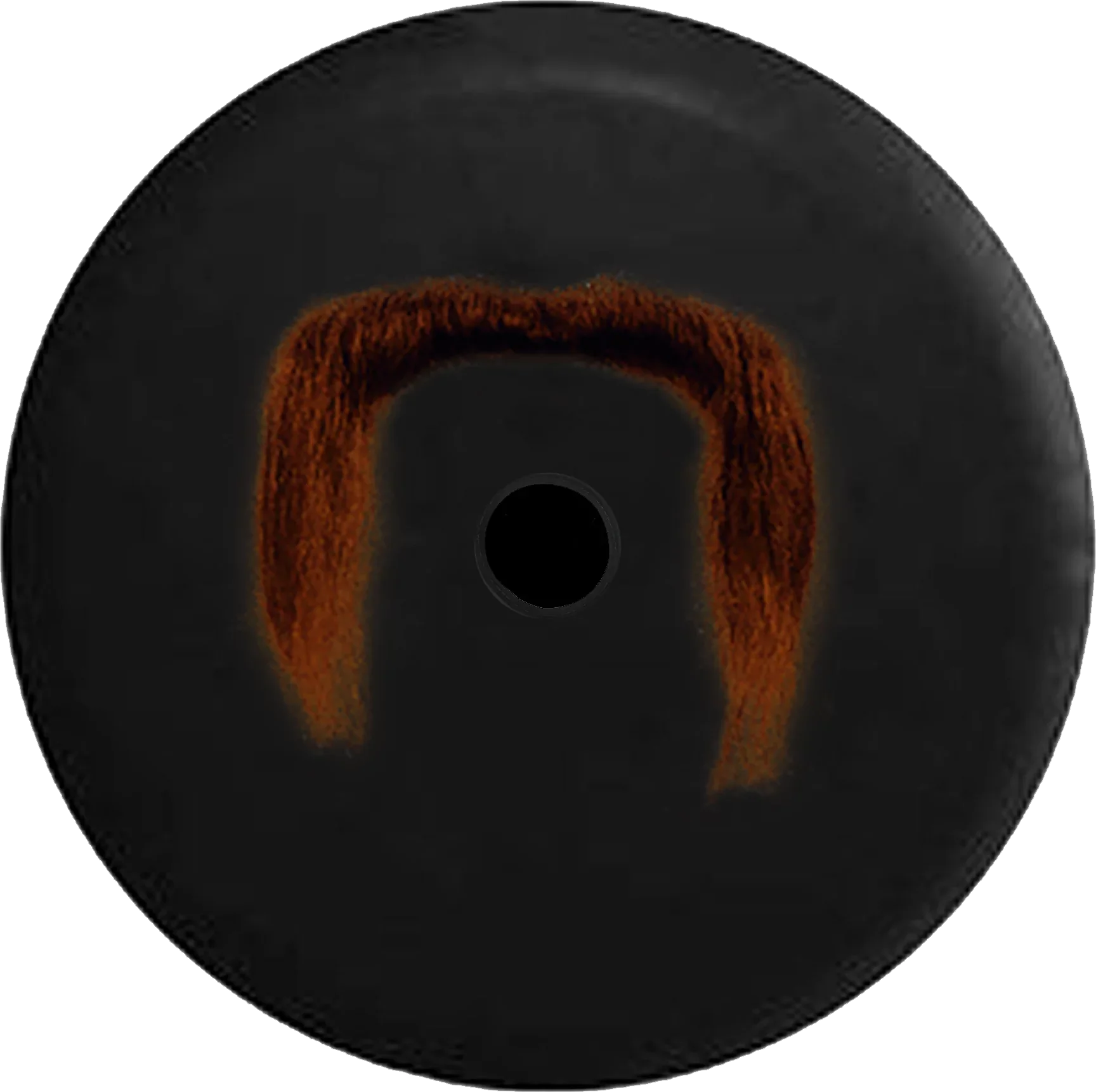 2018 2019 Wrangler JL Backup Camera Brown Handlebar Mustache Funny Spare Tire Cover for Jeep RV 33 Inch