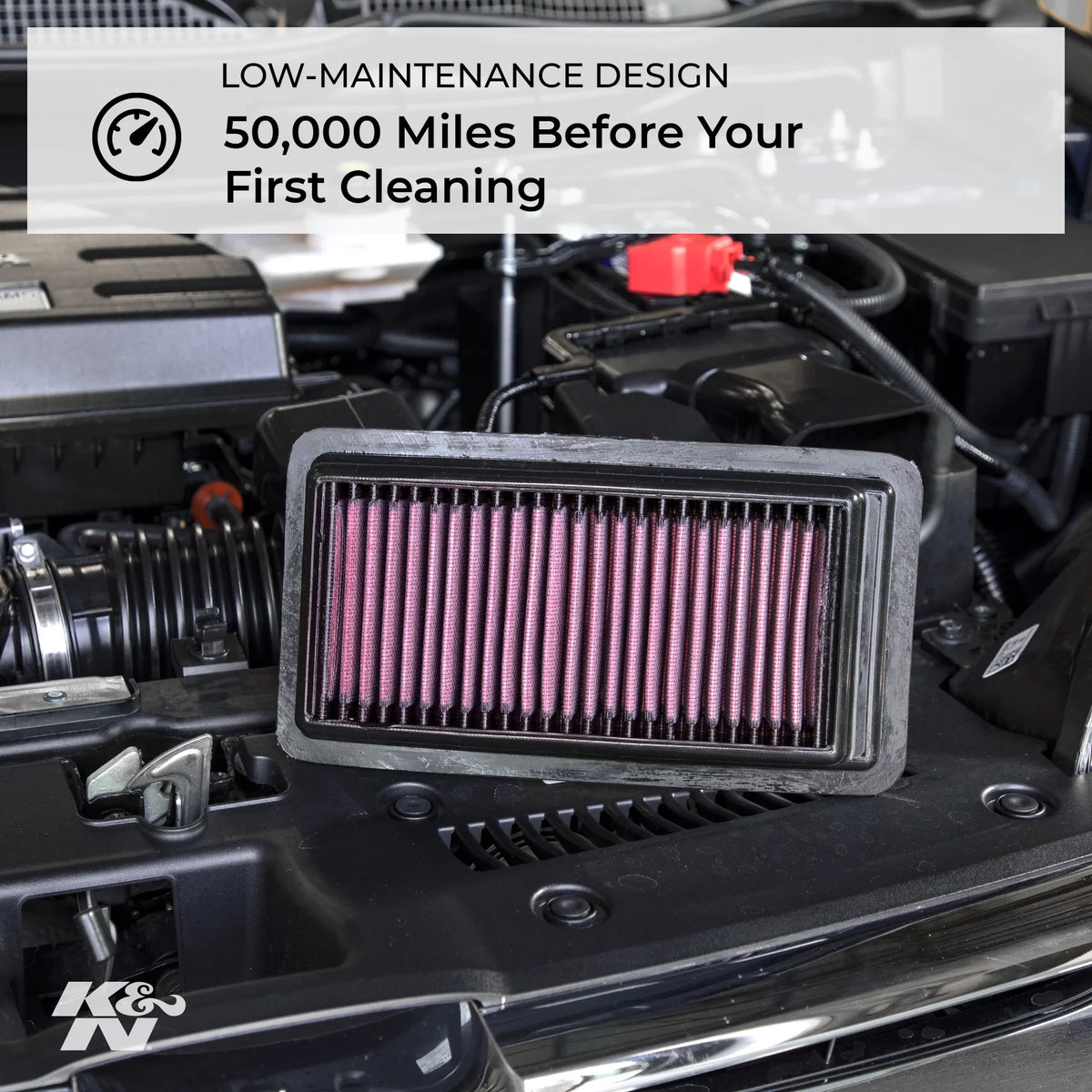 K&N Engine Air Filter: High Performance, Premium, Washable, Replacement Filter: 2015-2020 CHEVROLET/OPEL/VAUXHALL/HOLDEN (Spark, Karl, Viva, Spark) , 33-5043