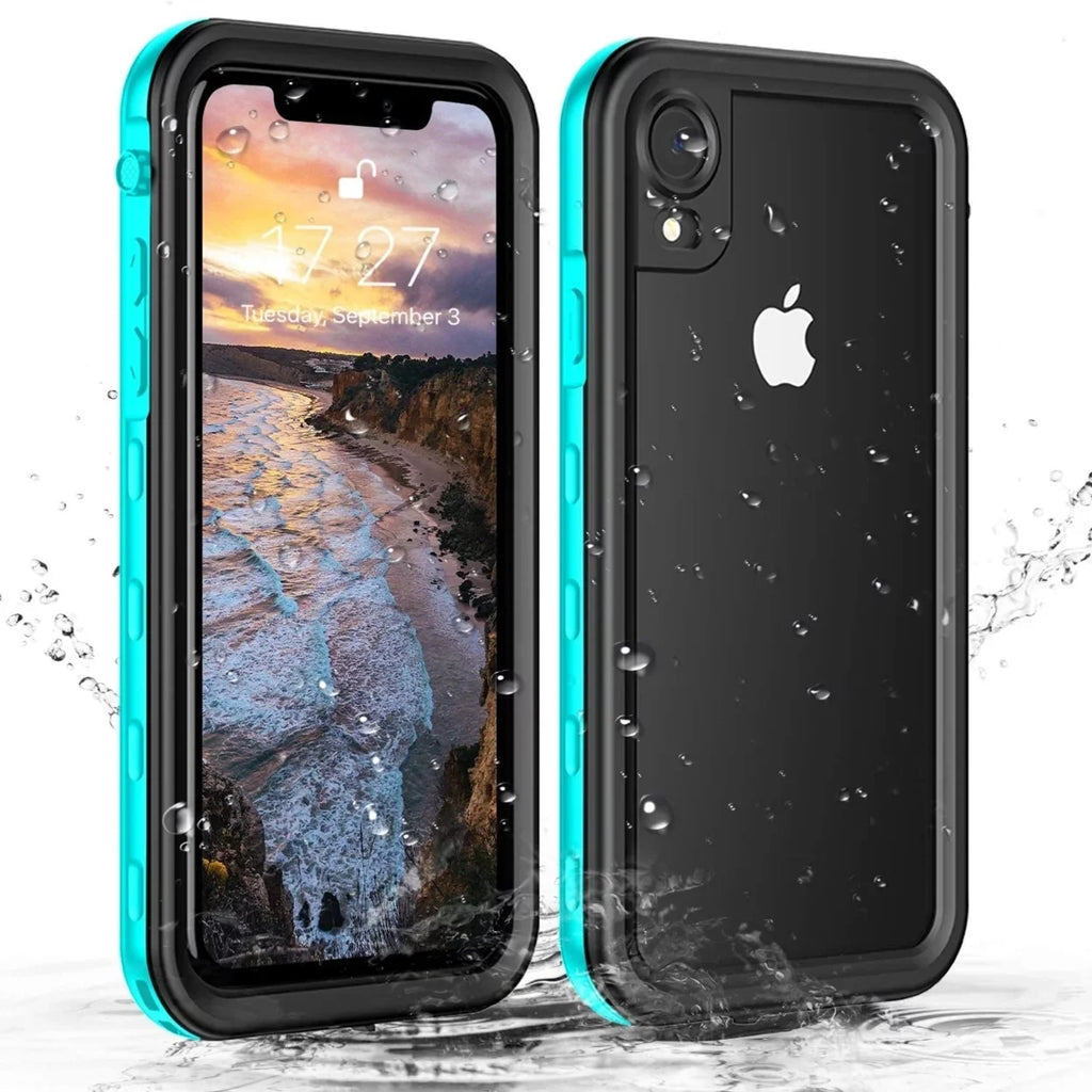 For Apple iPhone XR Waterproof Case Cover Built-in Screen Protector Fully Sealed Life Shockproof Snowproof Underwater