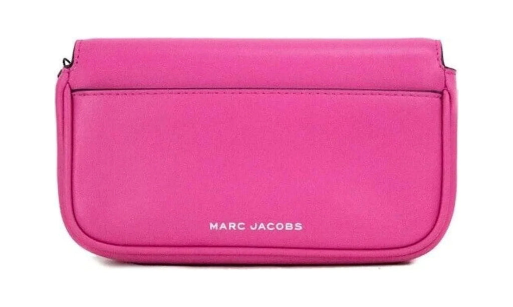 Marc Jacobs The J Marc Mini Shoulder Bag Magenta Smooth Leather Convertible Bag