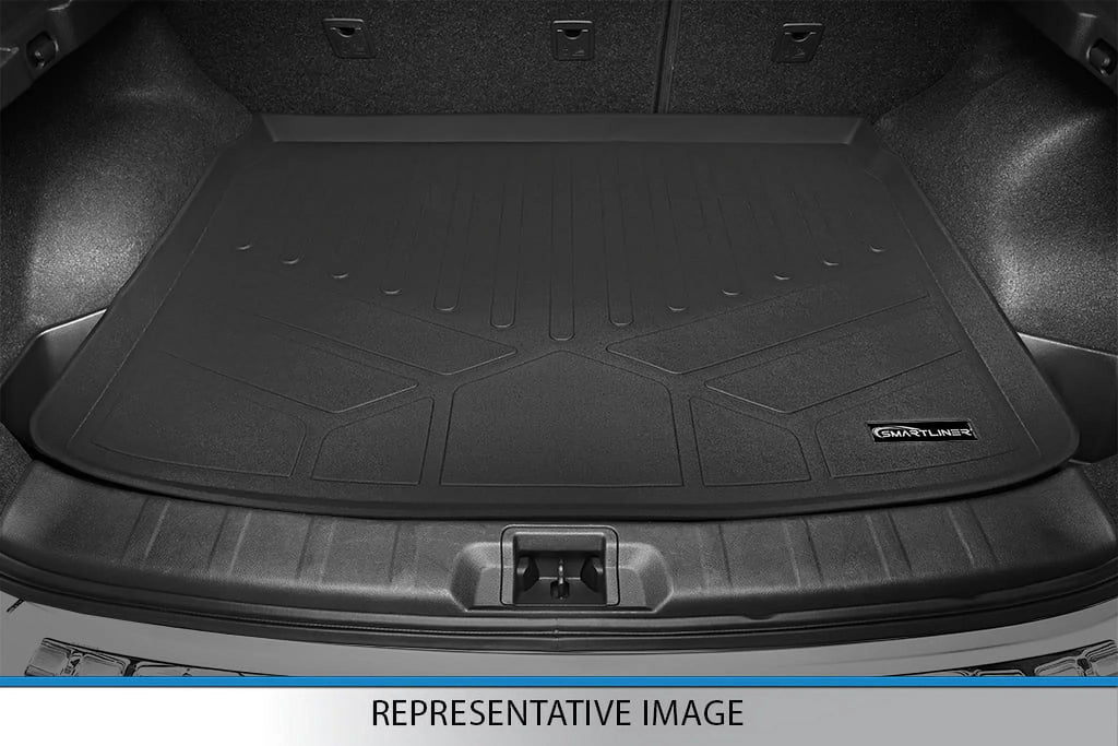 Smartliner SA0183-B0303-D0183 Floor Mats & Cargo Liner Set with 2nd Row Bucket Seats without Center Console for 2011-2017 Ford Expedition, Black