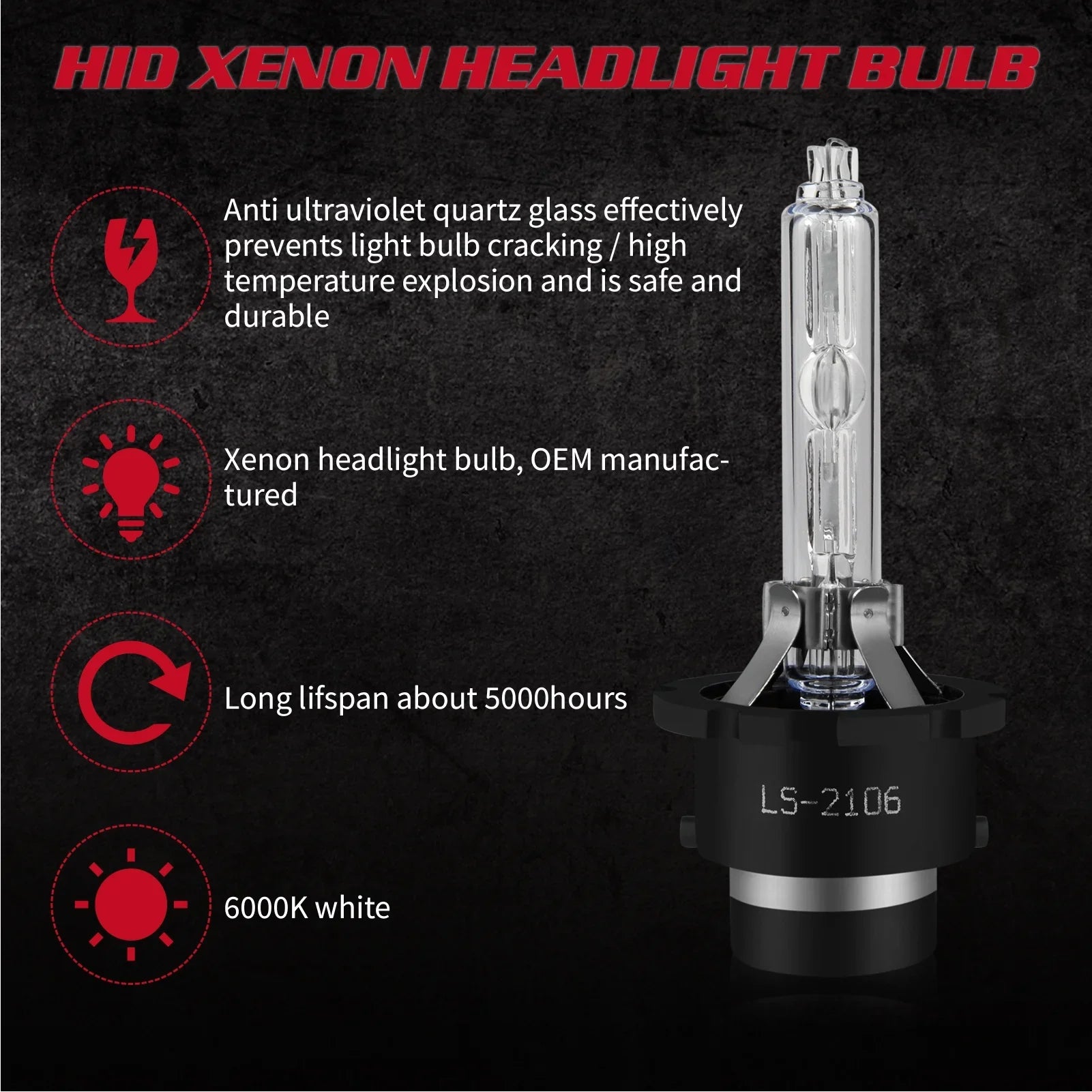SKN D4S HID Headlight Bulbs for Mazda CX-5 2018 H11 H8 Led Fog Lights 4pcs