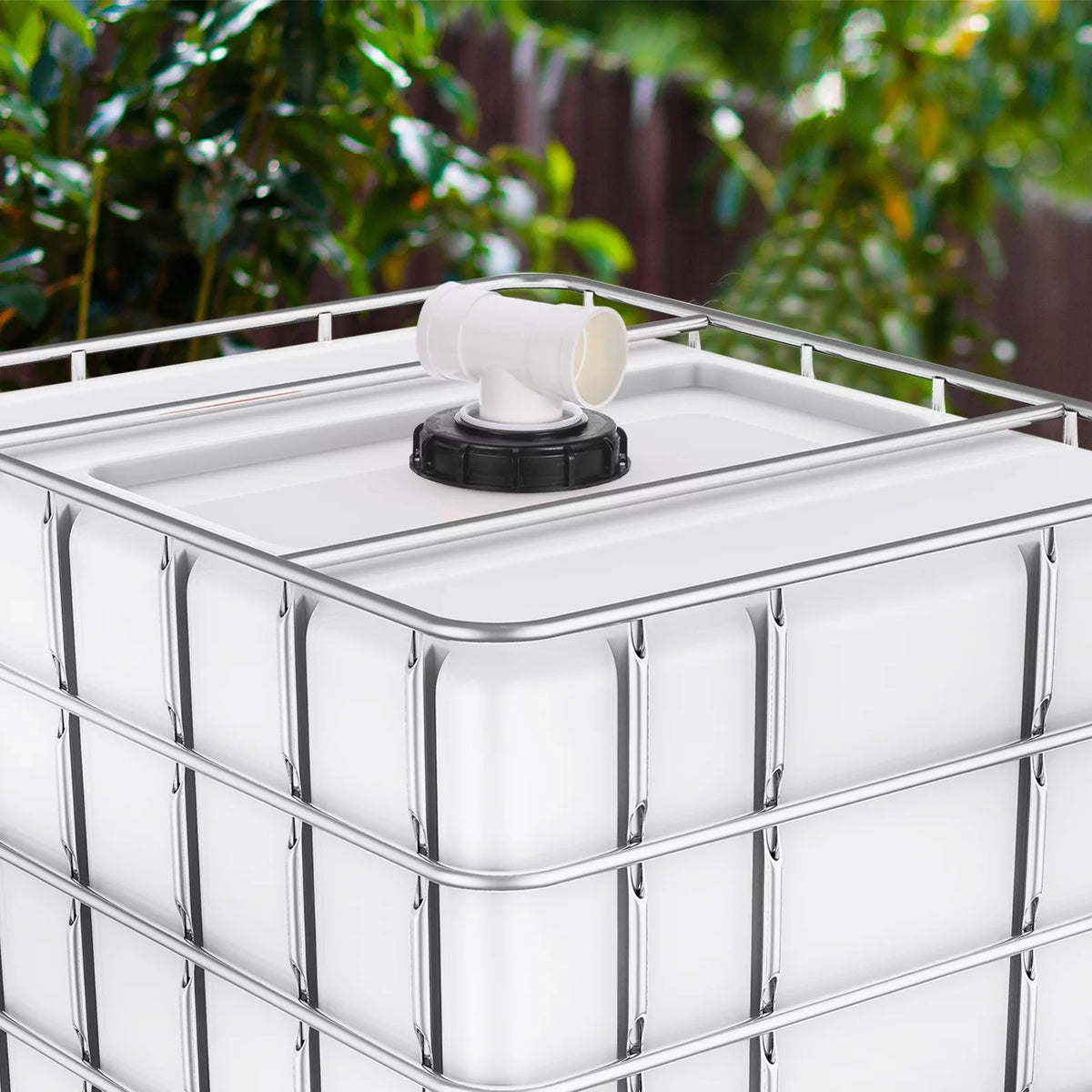 163mm IBC Lid Filter Cover T-Shaped Rainwater Tank IBC Tote Cover with Washable Nylon Filter