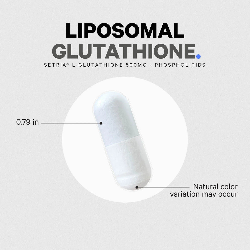 Codeage Liposomal Glutathione, Setria® L Glutathione Capsules, Phospholipid Complex, Vegan, Non-GMO, 60 ct