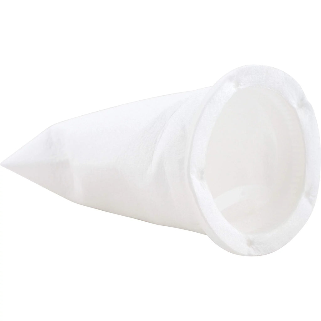 SpiroPure SP-BP-410-100 100 Micron #3 (10”) Glazed Polypropylene Felt Liquid Bag Filter BP-410-100 155393-03 (Case of 40)