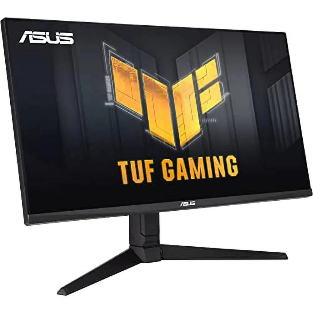 ASUS TUF Gaming 28" 4K 144HZ DSC HDMI 2.1, Monitor (VG28UQL1A) - UHD (3840 x 2160), Fast IPS, 1ms, Extreme Low Motion Blur Sync, G-SYNC Compatible, FreeSync Premium, Eye Care, DCI-P3 90%,BLACK