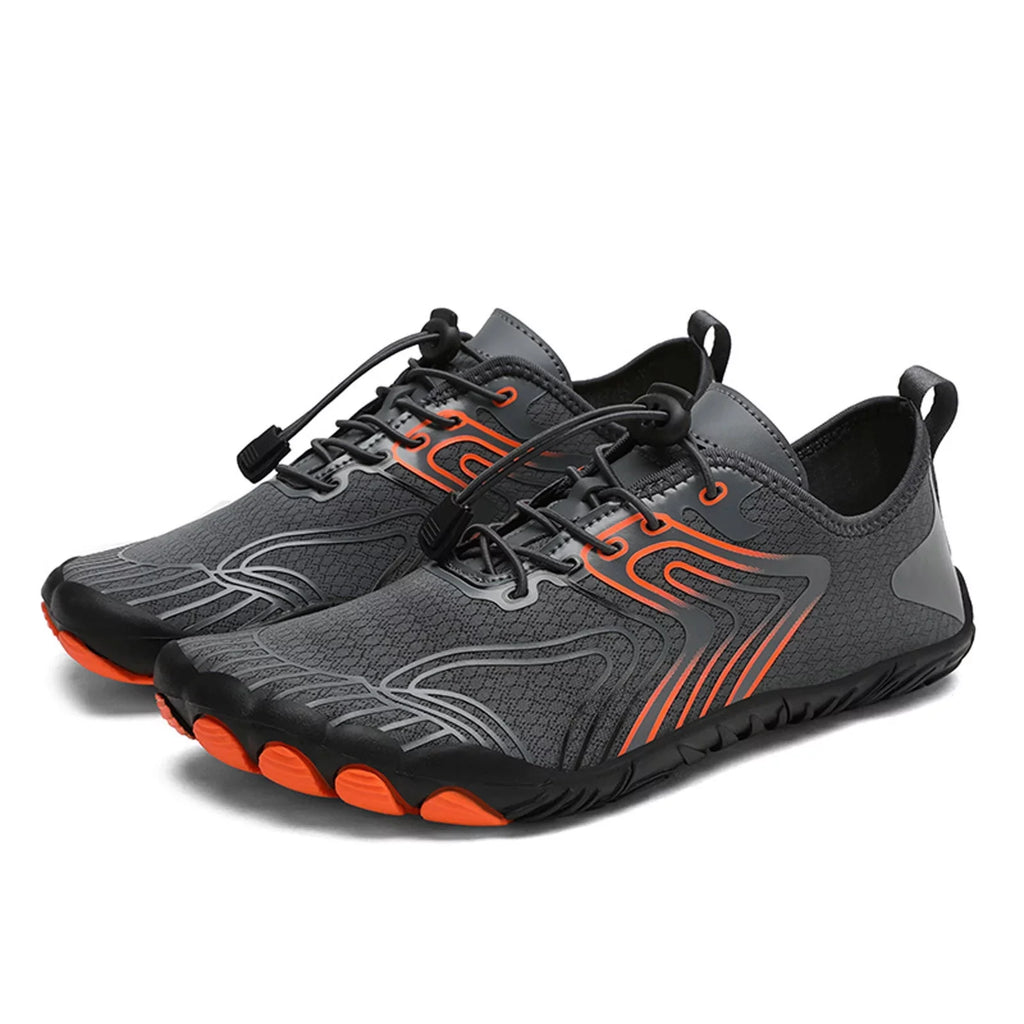 AdBFJAF Mens Sneakers 11 Wide Slip on Outdoor Couple Men Waterproof Mountaineering Casual Sport Shoes Lace Up Beach Running Breathable Soft Bottom Shoes