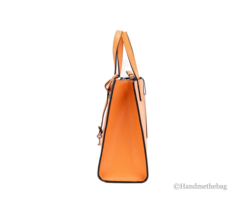 Marc Jacobs Mini Grind Melon Pebbled Leather Crossbody Tote Handbag Purse