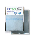 Airteva AC, Furnace Filter With (1) Biosponge Plus Replacement Pad 17 x 21 x 1) Actual Size: 17 x 21 x 3/4"