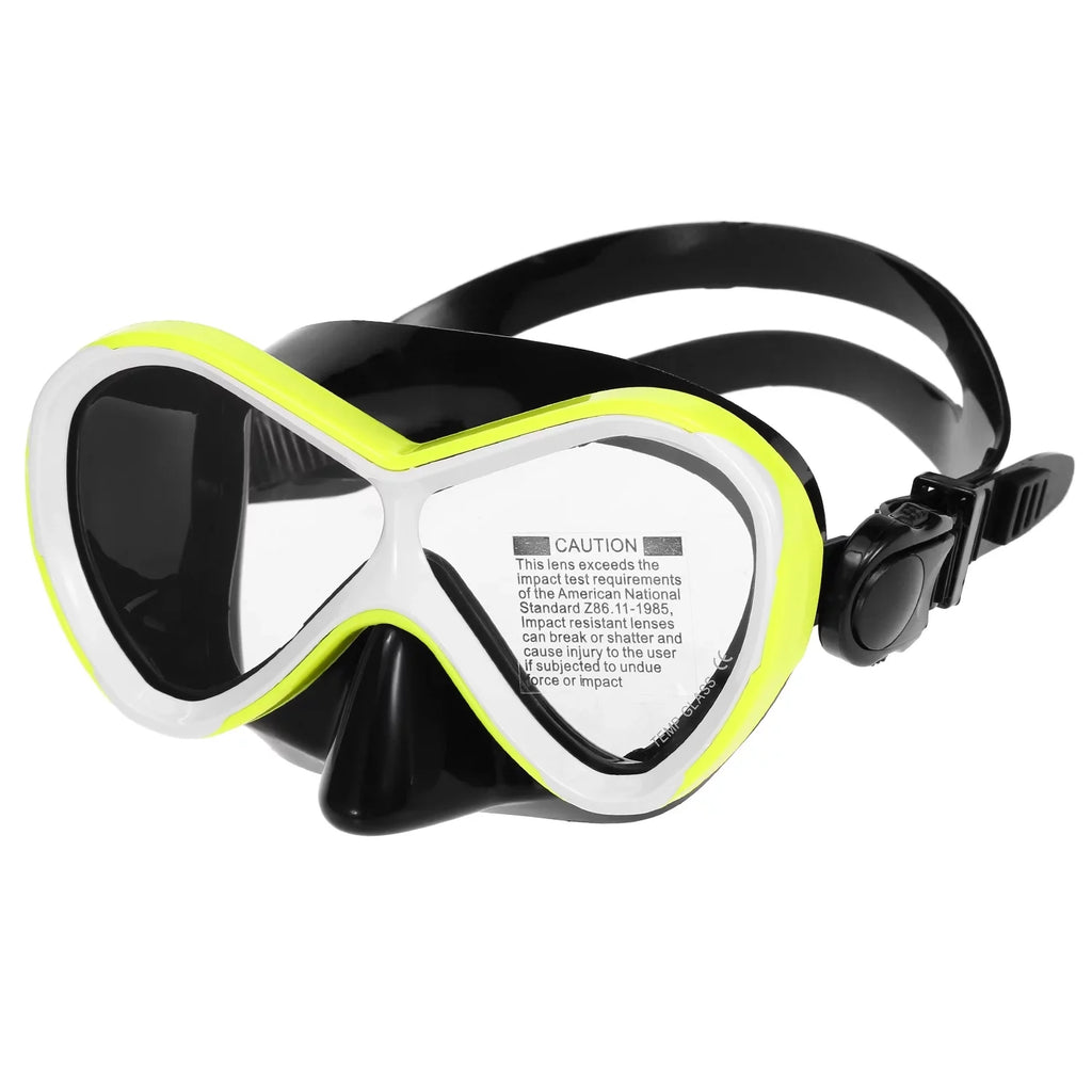 OWSOO Professional Swimming Goggles with  Snorkel Tube Set -fog Goggles for Snorkel