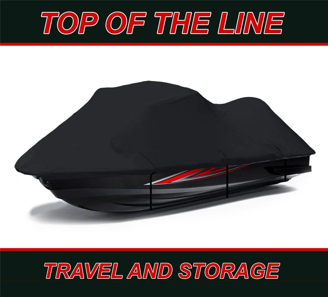BLACK PWC 600D JET SKI Cover Compatible for Polaris SL 750 1992 1993 1994 1995 1-2 Seater
