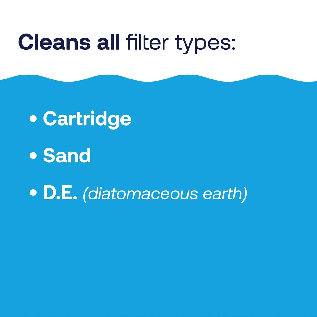 HTH Pool Filter Cleaner for Swimming Pools, 32 oz
