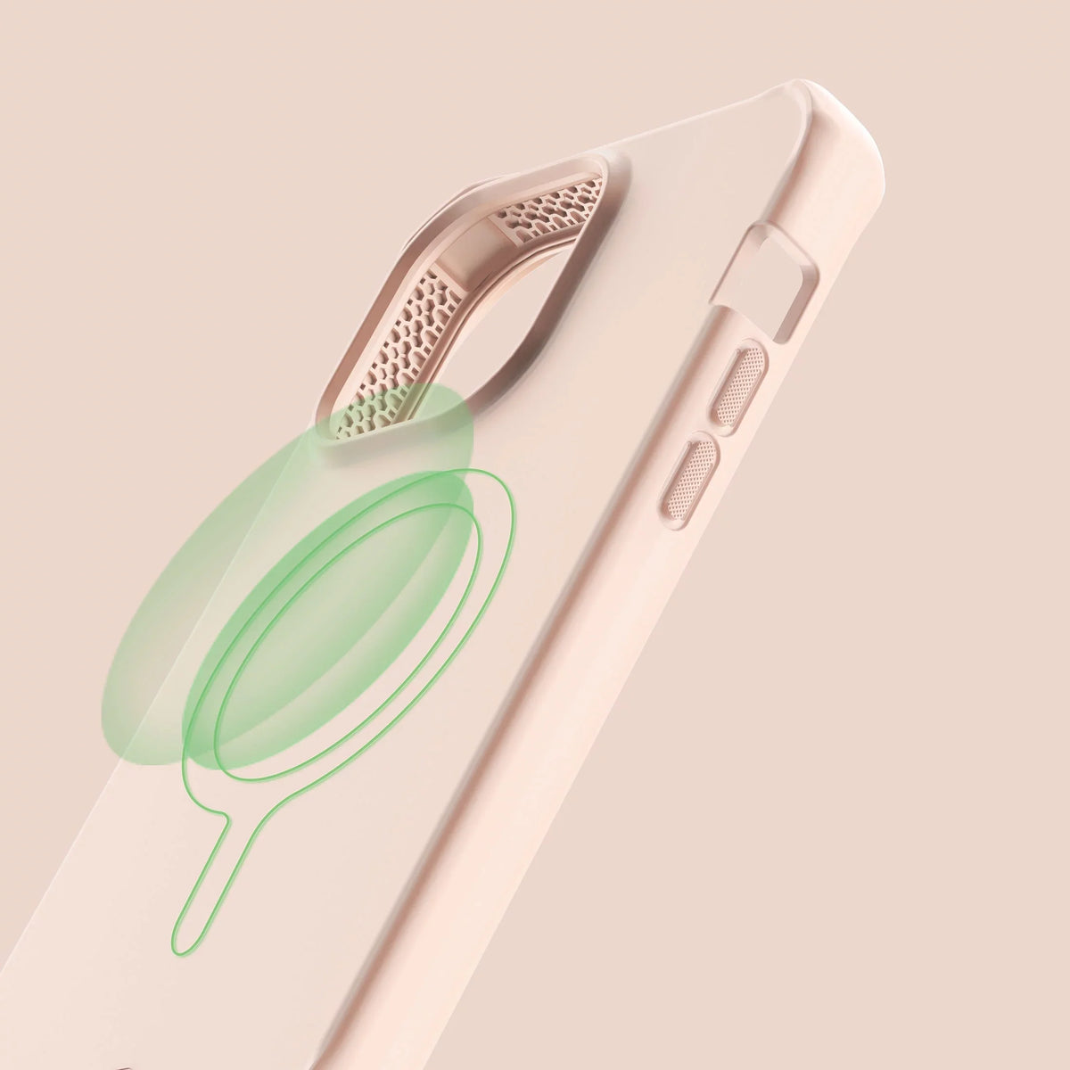ITSKINS SPECTRUM-R CASE FOR IPHONE 14 PRO (6.1") - 100% RECYCLED MATERIALS - MAGSAFE COMPATIBLE - SILK SERIES - LIGHT PINK