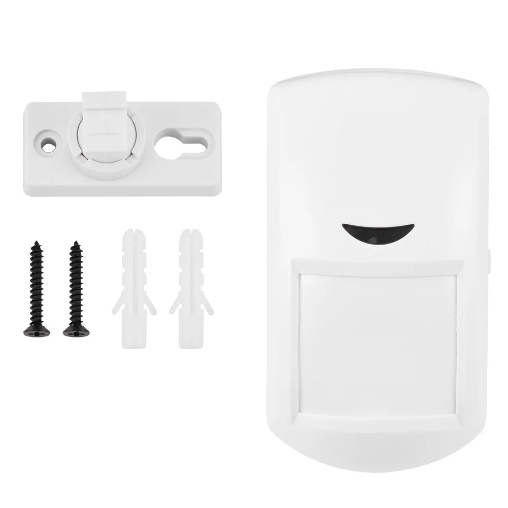 Emoshayoga 433MHz Wireless Passive Infrared Sensor, Wireless Smart Motion Senso PIR Motion Detector for Home Business