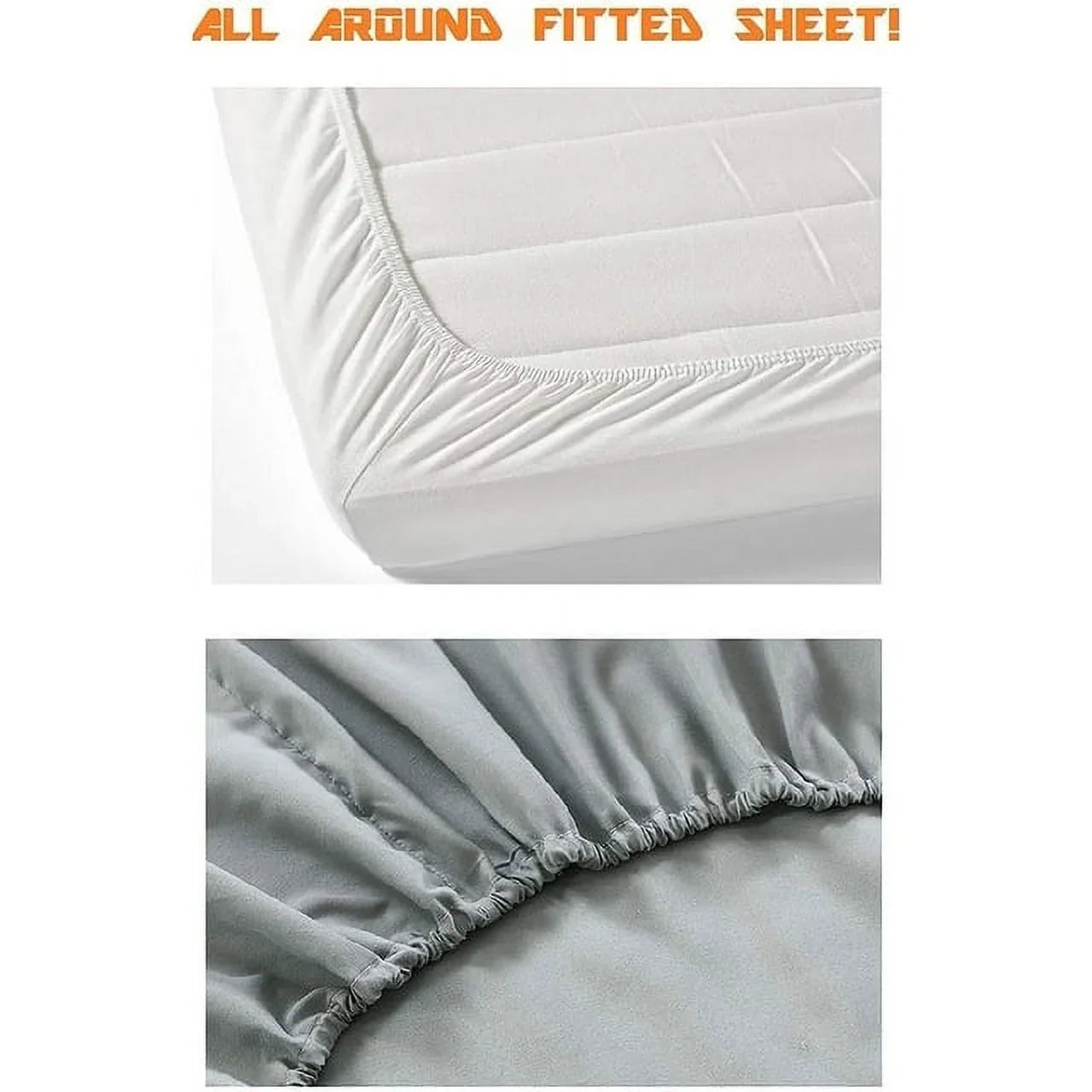 1500 Series Egyptian Quality Bedding Collection Deep Pocket, Wrinkle & Fade Resistant,Queen Red