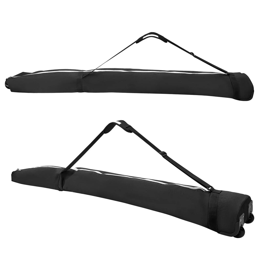 ammoon Durable Roller Snowboard Bag with Wheels Waterproof Ski Equipment Storage Bag for Winter