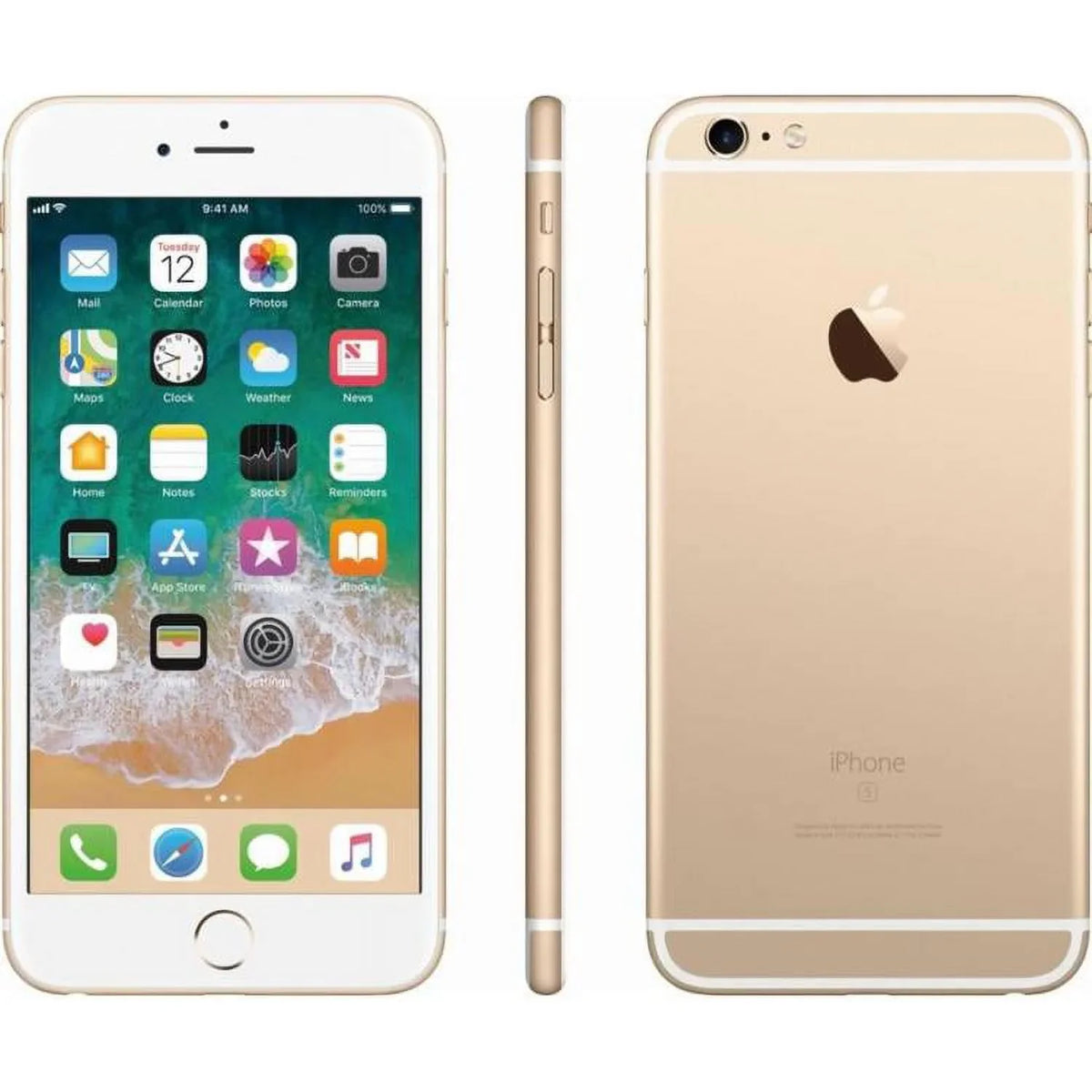 Pre-Owned Apple iPhone 6S Plus, GSM Unlocked 4G LTE- Gold, 16GB (Refurbished: Good)