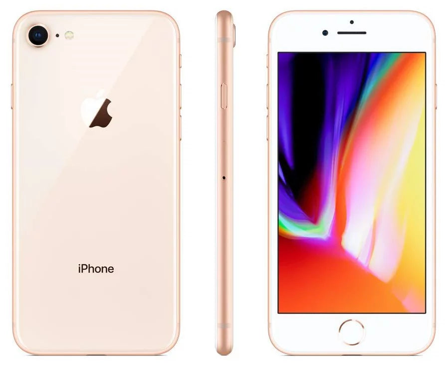Restored Apple Iphone 8 64GB Sprint Phone w/ 12MP Camera - Rose Gold (Refurbished)