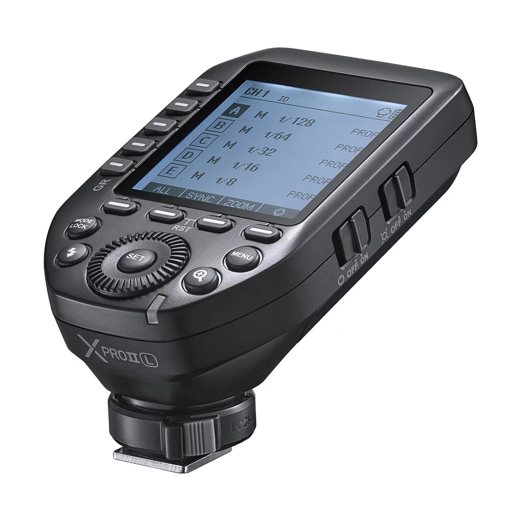 Godox XPROII-L 2.4G Wireless Flash Trigger TTL Autoflash 18000s HSS Large LCD Screen 32 Channels 16 Groups Replacement for Leica Cameras