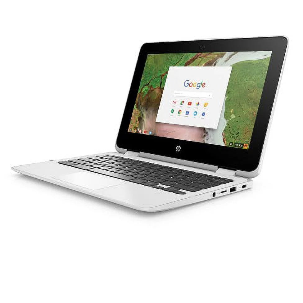 HP Chromebook x360 convertible Laptop, 11.6" HD IPS LED, Touchscreen (multi-touch enabled), Intel Dual-Core N3350, 32GB eMMC, 4GB LPDDR4, Intel HD Graphics 500, Wifi + Bluetooth